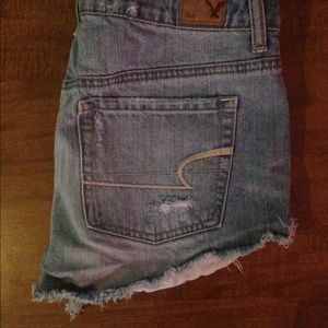 Am Eagle Hi-waisted sz 4 shorts